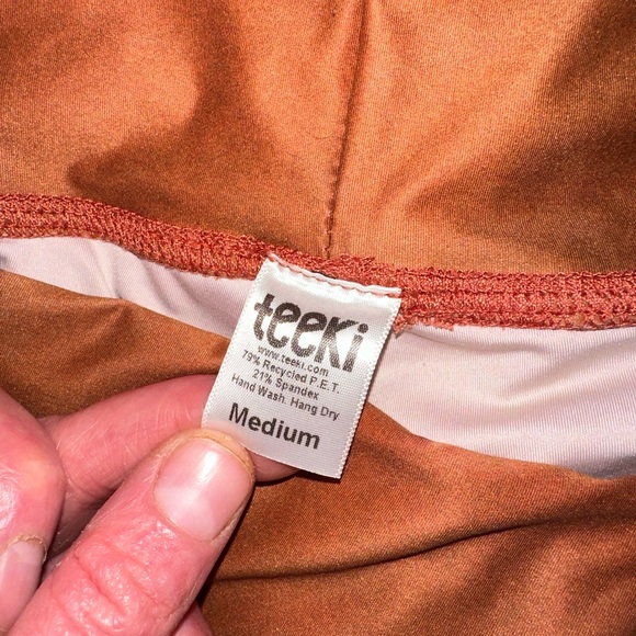 Teeki Desert Skull Copper Hot Pant Full Length Size Medium - Picture 5 of 6